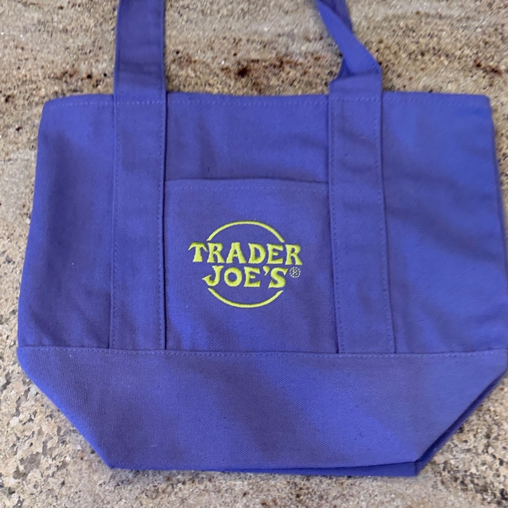 Trader Joe's Purple Tote Bag